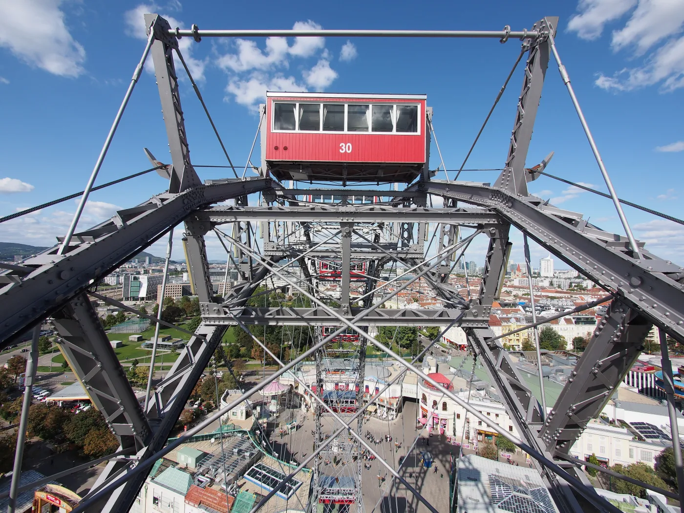 Beschallung der Innenbereiche im Wiener Riesenrad